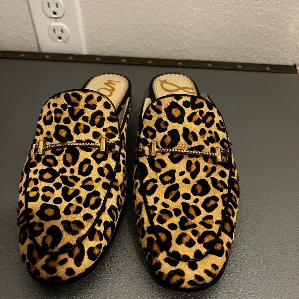 Sam Edelman Cheetah Print Mules